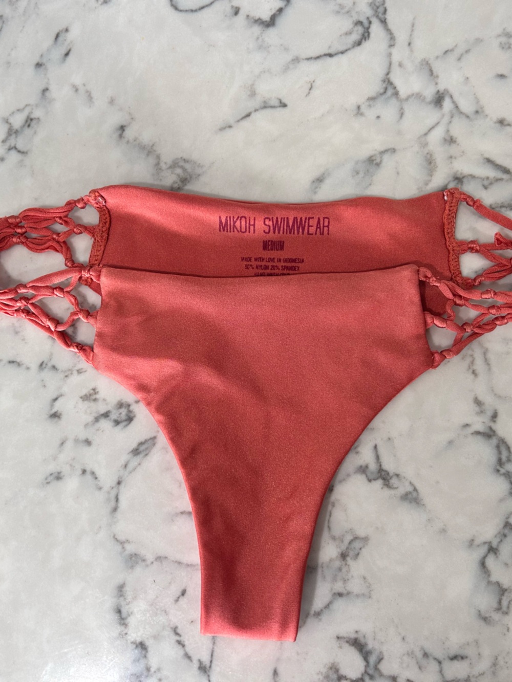 Mikoh swimwear Coral Bikini Bottom Cheeky